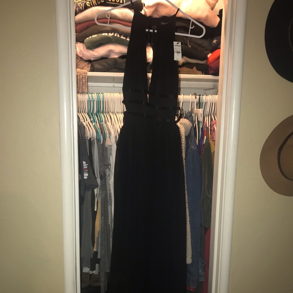 Black Express dress NWT